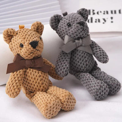 Baby Bear Plush Toy Keychain - 15cm Soft Bear Doll by HitMyNeed