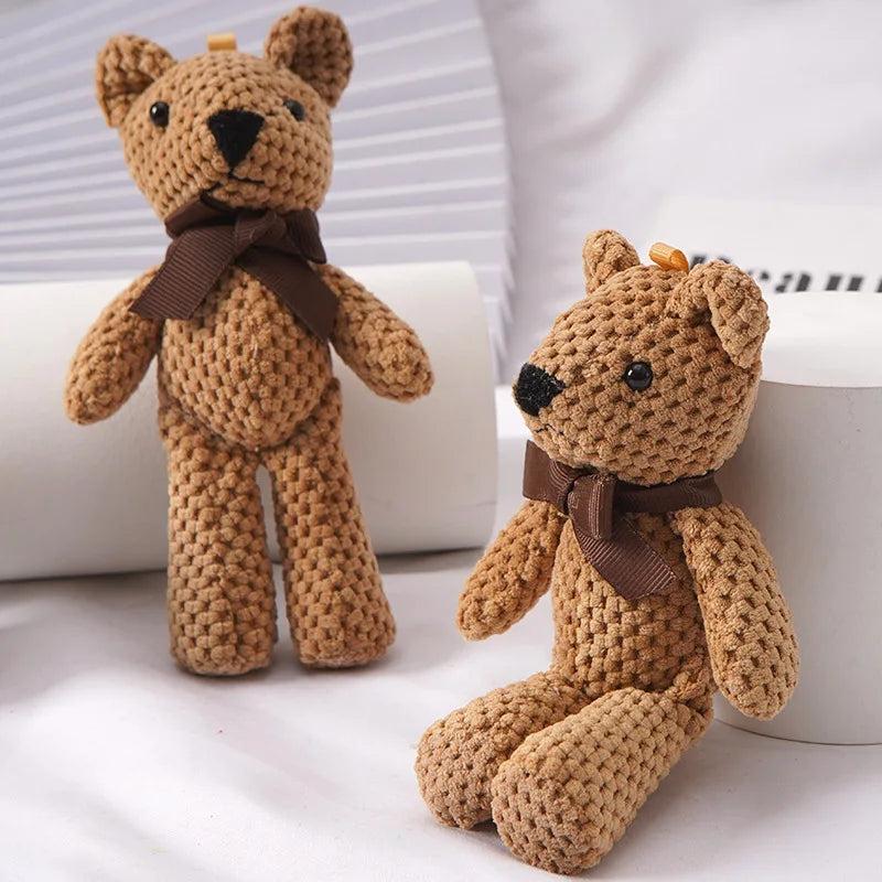 Baby Bear Plush Toy Keychain - 15cm Soft Bear Doll by HitMyNeed