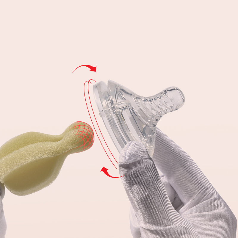 Baby Bottle Cleaner Brush Set with Straw & Nipple Tools by HitMyNeed