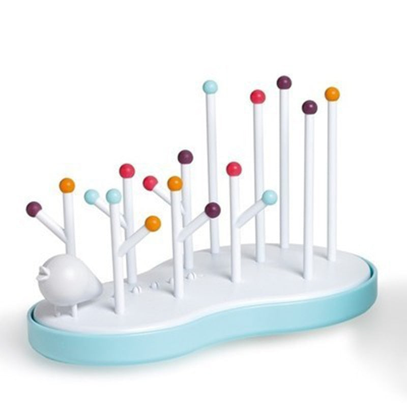 Baby Bottle Drying Rack with Removable Drip Tray by HitMyNeed