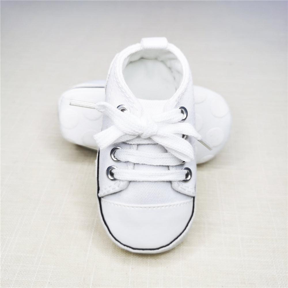 Baby Canvas Star Print First Walker Sneakers by HitMyNeed