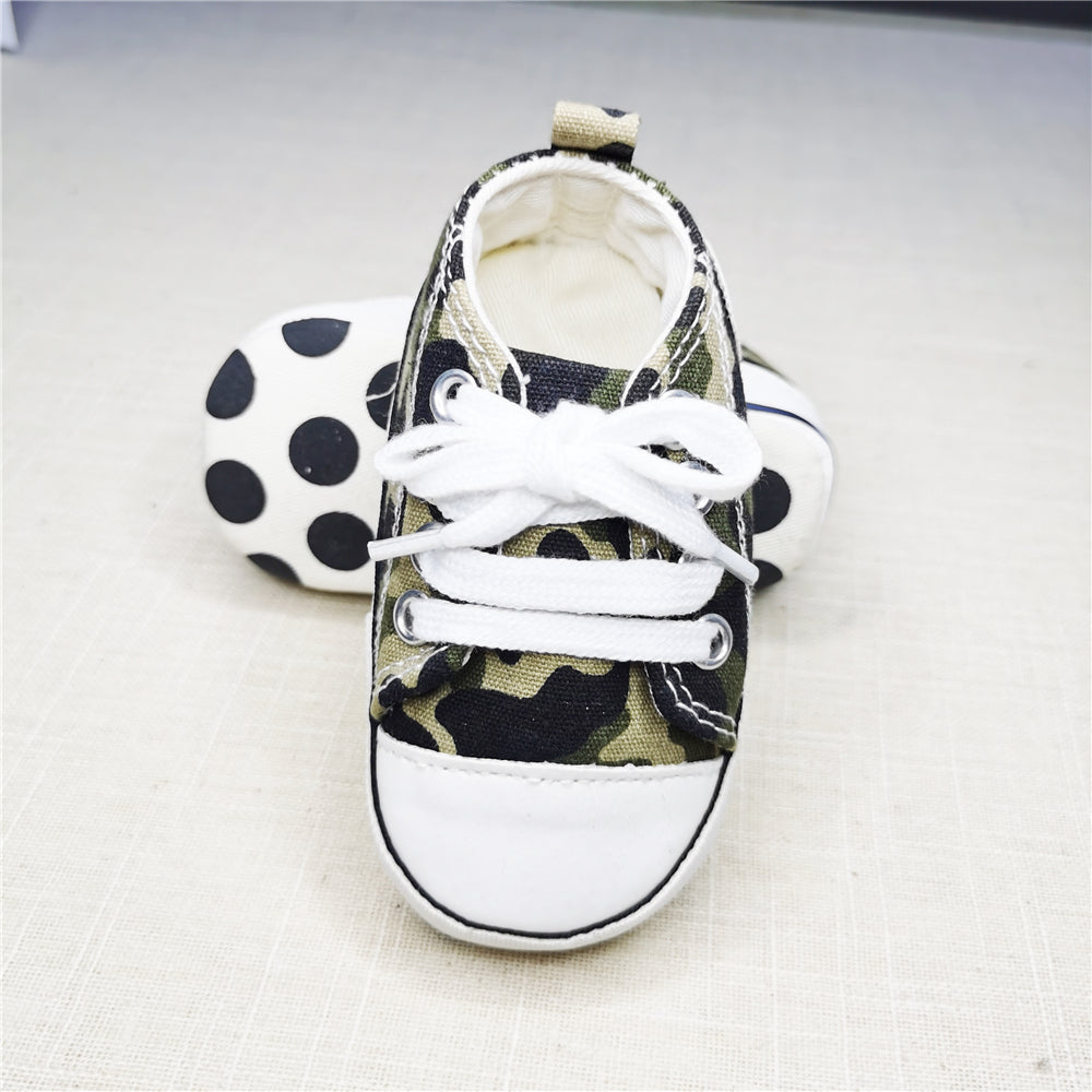Baby Canvas Star Print First Walker Sneakers baby-camouflage-star 7-12-months12cm by HitMyNeed