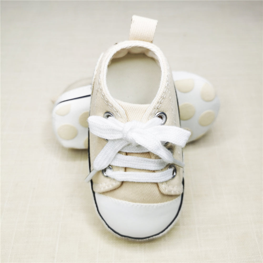 Baby Canvas Star Print First Walker Sneakers baby-khaki-star 7-12-months12cm by HitMyNeed