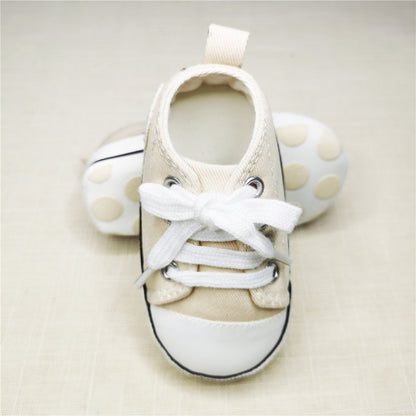 Baby Canvas Star Print First Walker Sneakers baby-khaki-star 7-12-months12cm by HitMyNeed