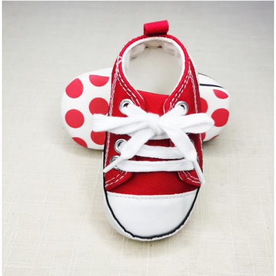 Baby Canvas Star Print First Walker Sneakers baby-red-star 7-12-months12cm by HitMyNeed
