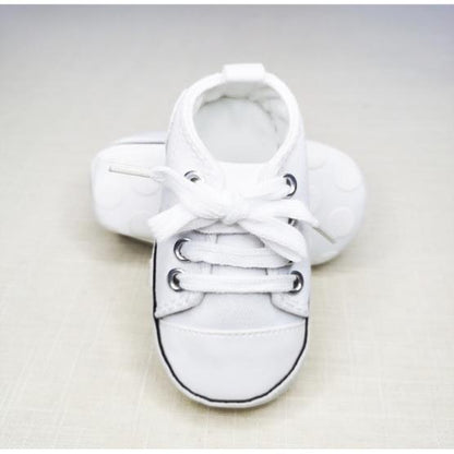 Baby Canvas Star Print First Walker Sneakers baby-white-star 7-12-months12cm by HitMyNeed