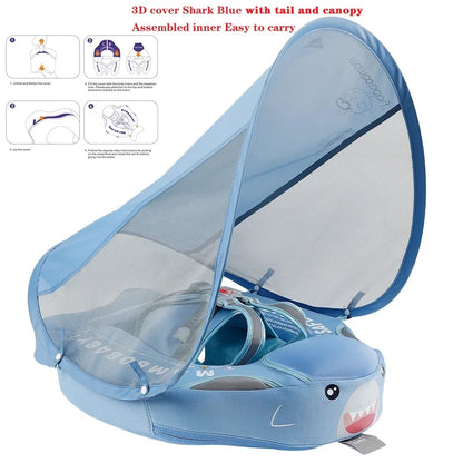Baby Chest Float Swim Trainer for Toddlers 3d-assemble-blue by HitMyNeed