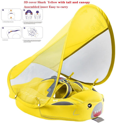 Baby Chest Float Swim Trainer for Toddlers 3d-assemble-yellow by HitMyNeed