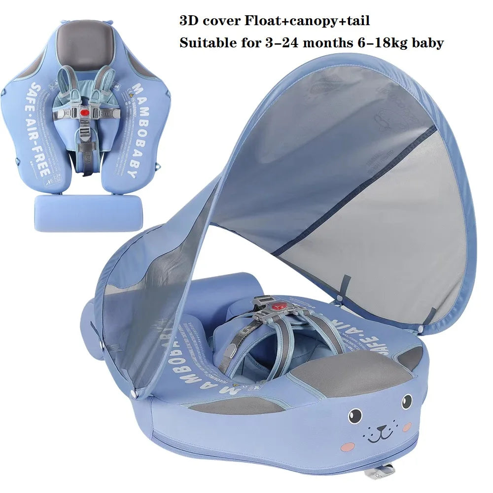 Baby Chest Float Swim Trainer for Toddlers 3d-blue by HitMyNeed