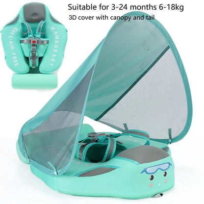 Baby Chest Float Swim Trainer for Toddlers 3d-green by HitMyNeed