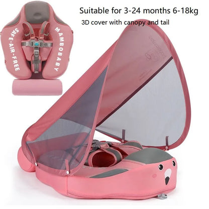 Baby Chest Float Swim Trainer for Toddlers 3d-pink by HitMyNeed
