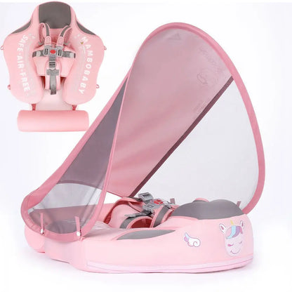 Baby Chest Float Swim Trainer for Toddlers 3d-unicorn-pink by HitMyNeed