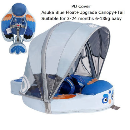 Baby Chest Float Swim Trainer for Toddlers pu-asuka-blue by HitMyNeed