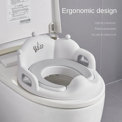 Baby & Child Toilet Training Seat Ring with Cushion by HitMyNeed
