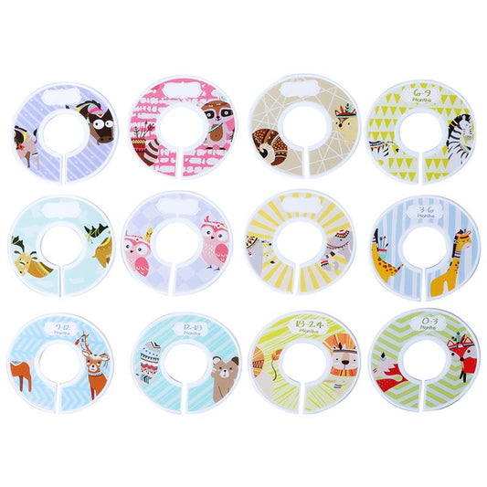 Baby Closet Size Dividers, 12 Hanging Tags by HitMyNeed