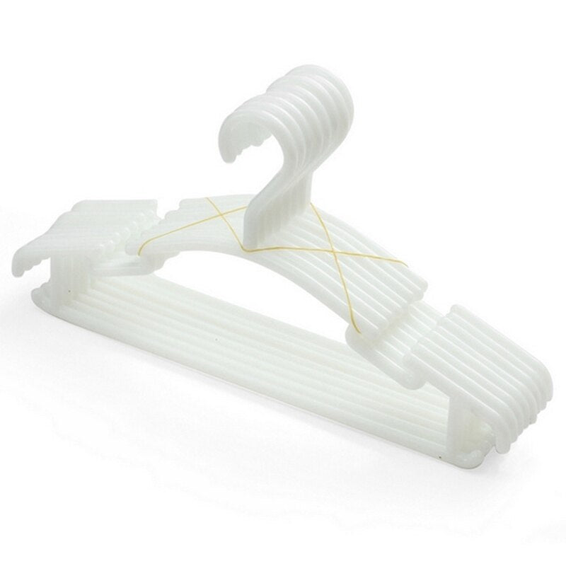 Baby Clothes Hanger White Set (10pcs) - 27cm by HitMyNeed