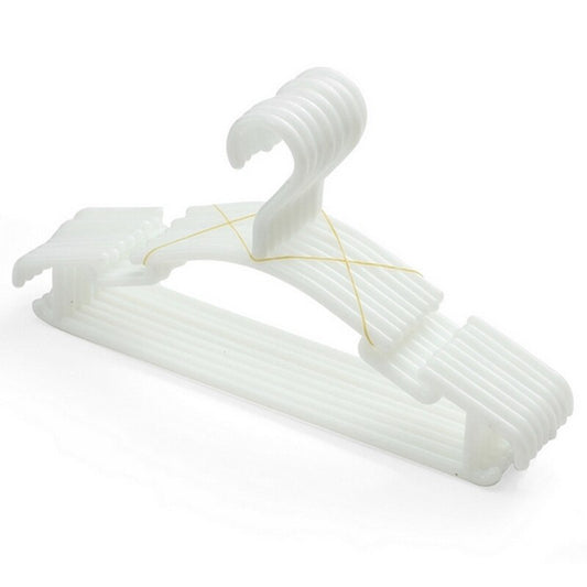 Baby Clothes Hanger White Set (10pcs) - 27cm by HitMyNeed