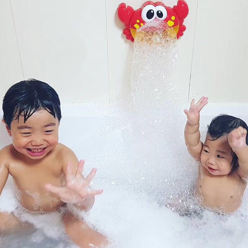 Baby Crab Bubble Machine with Music for Bath Time by HitMyNeed