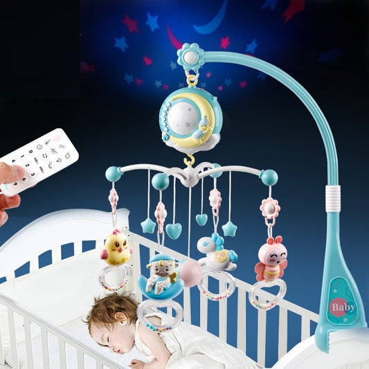 Baby Crib Mobile with Projector and Music Box by HitMyNeed