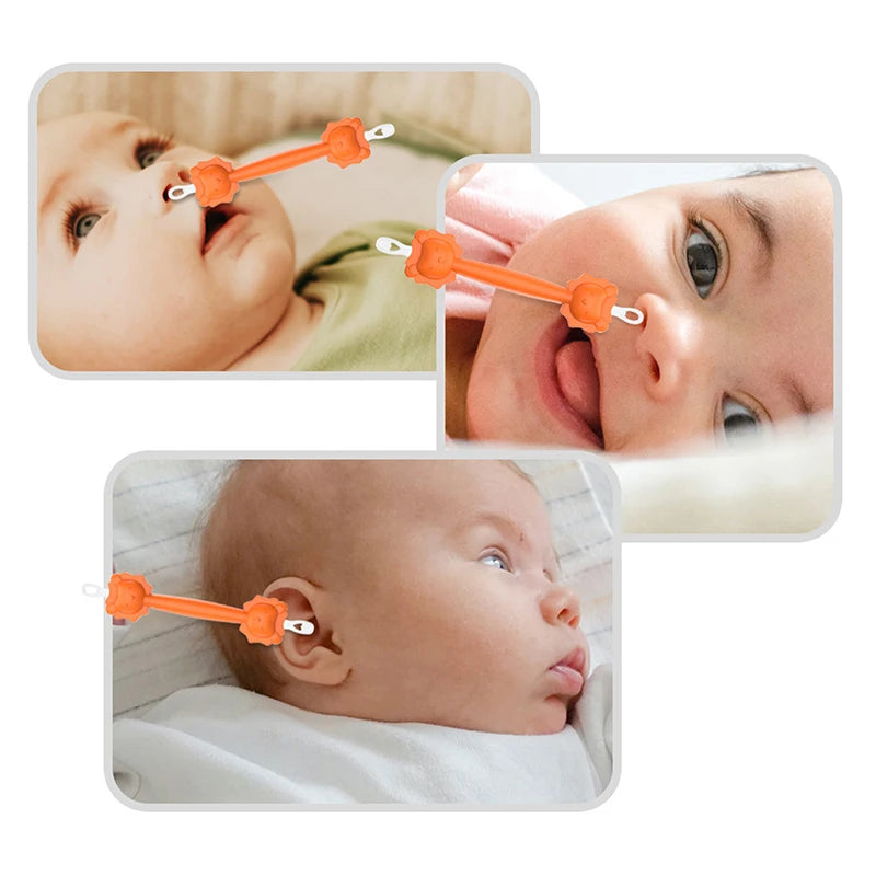 Baby Double-Ended Silicone Ear & Nose Cleaner Spoon by HitMyNeed