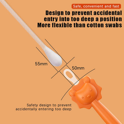 Baby Double-Ended Silicone Ear & Nose Cleaner Spoon by HitMyNeed