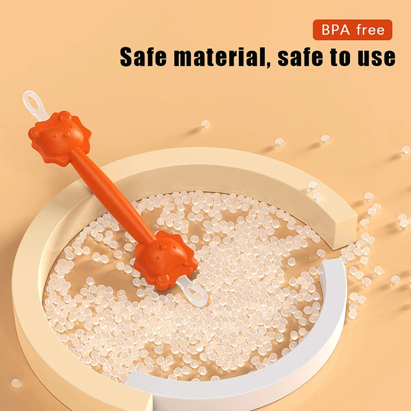 Baby Double-Ended Silicone Ear & Nose Cleaner Spoon by HitMyNeed