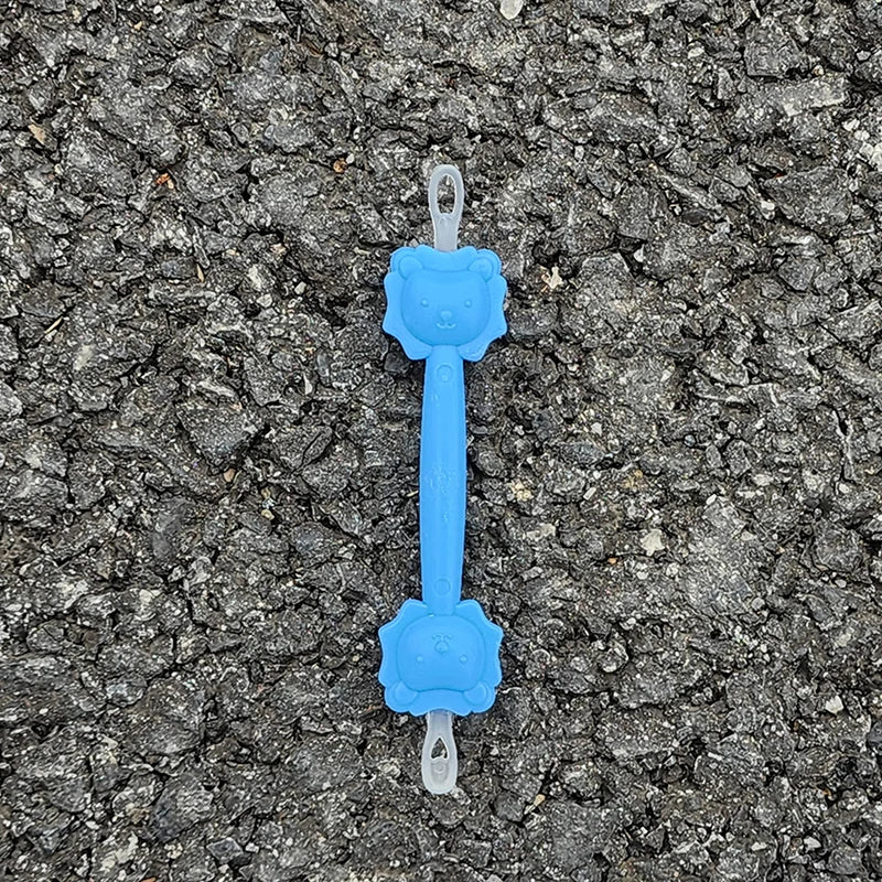 Baby Double-Ended Silicone Ear & Nose Cleaner Spoon blue by HitMyNeed