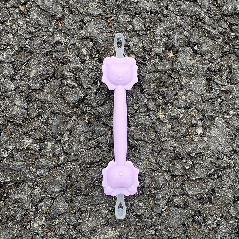 Baby Double-Ended Silicone Ear & Nose Cleaner Spoon purple by HitMyNeed