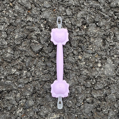Baby Double-Ended Silicone Ear & Nose Cleaner Spoon purple by HitMyNeed