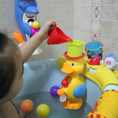 Baby Duck Bath Toy with Water Wheel and Scoop by HitMyNeed