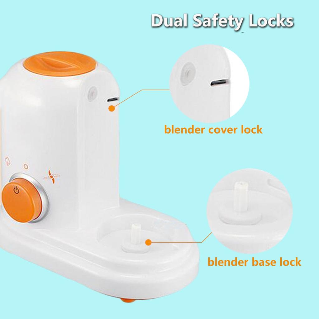 Baby Food Blender and Electric Steamer 4-in-1 by HitMyNeed
