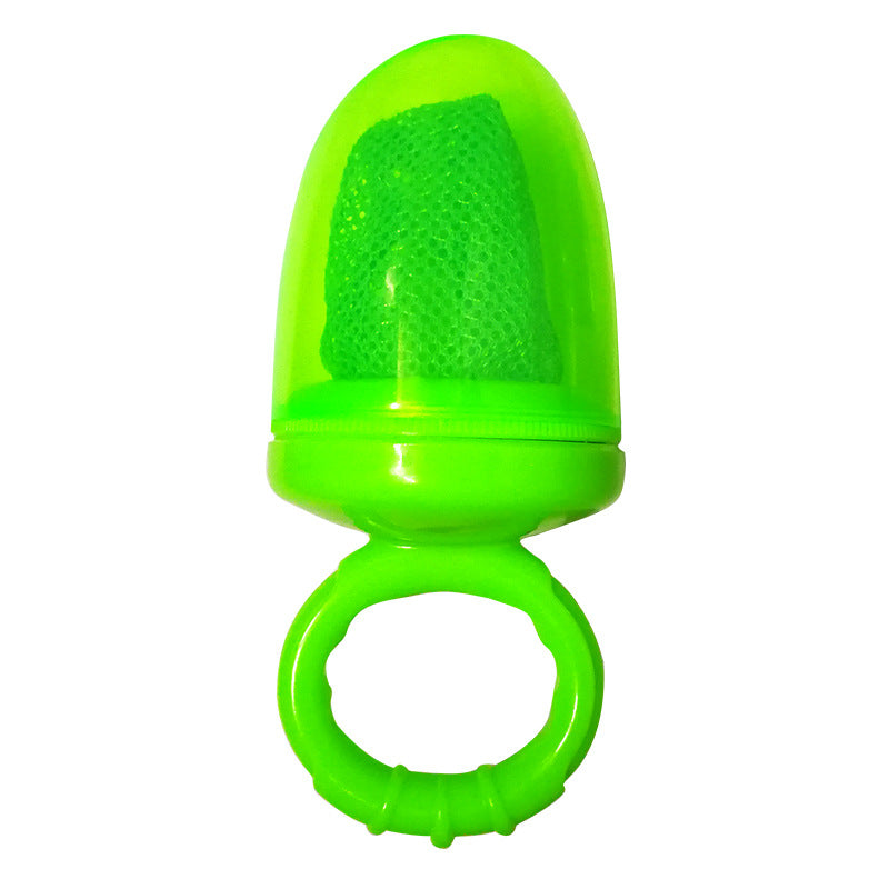 Baby Fruit Mesh Teether Pacifier Feeder green by HitMyNeed