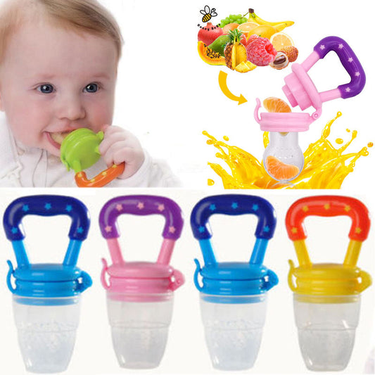 Baby Fruit Pacifier Food Feeder for 6+ Months by HitMyNeed