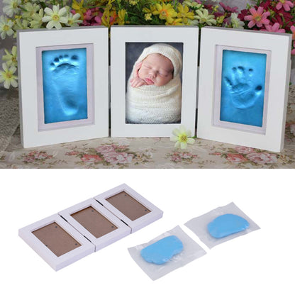 Baby Handprint and Footprint Photo Frame Keepsake by HitMyNeed