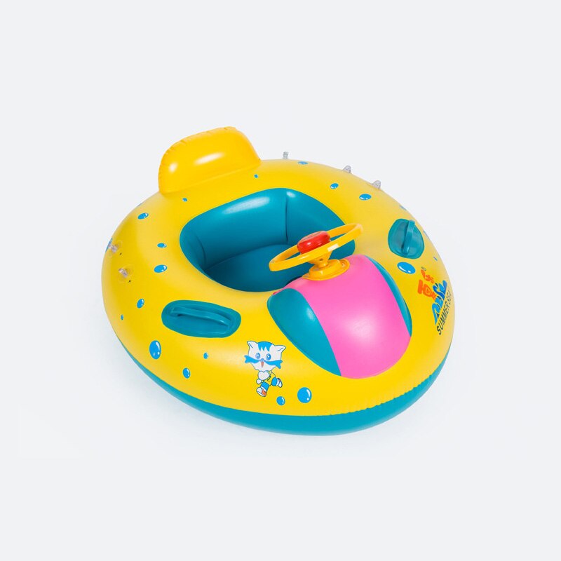 Baby Inflatable Boat Floater with Removable Sunshade by HitMyNeed