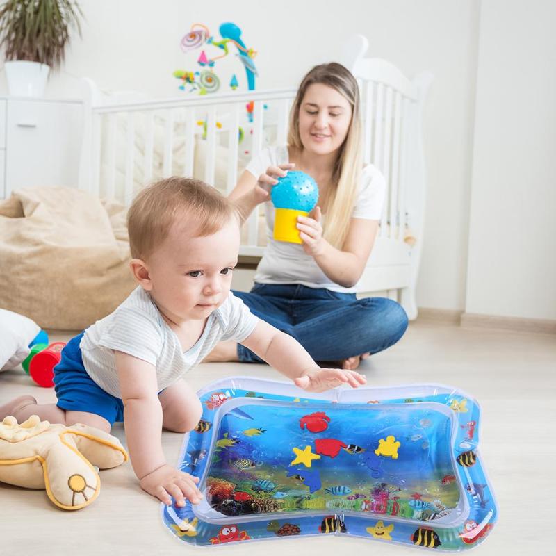 Baby Inflatable Water Play Mat for Tummy Time by HitMyNeed