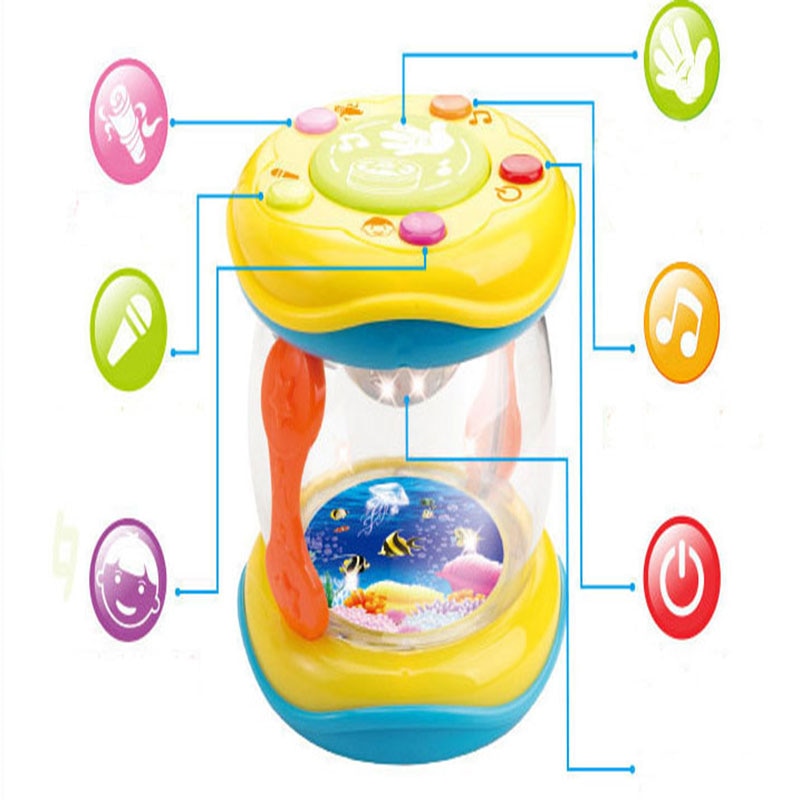 Baby LED Musical Hand Toy for Early Learning by HitMyNeed