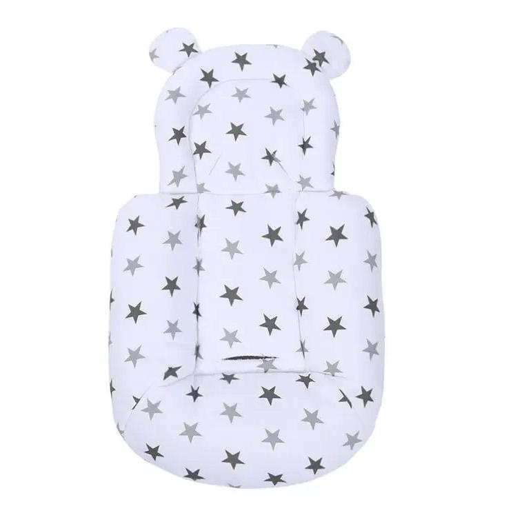 Baby Lumbar Support Cushion for Rocker & Stroller white by HitMyNeed