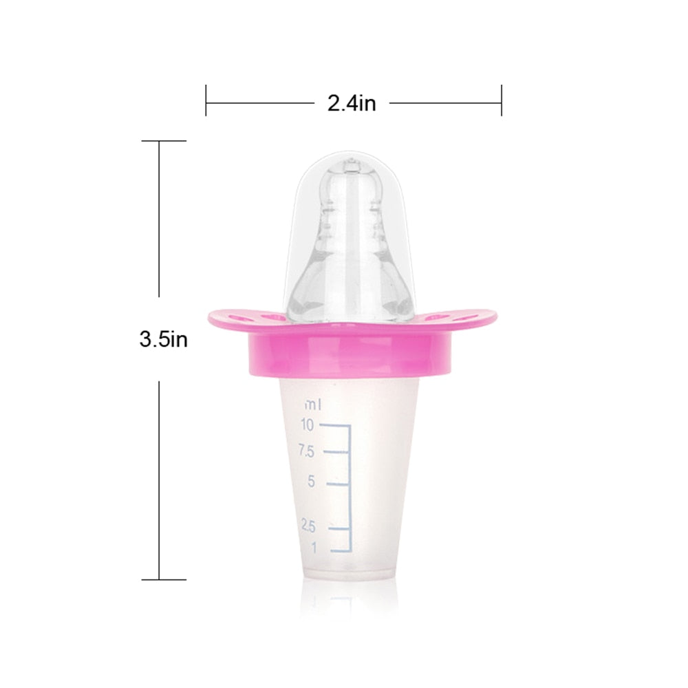 Baby Medicine Dispenser Cup Dropper with Silicone Nipple by HitMyNeed