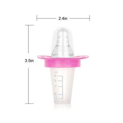Baby Medicine Dispenser Cup Dropper with Silicone Nipple by HitMyNeed