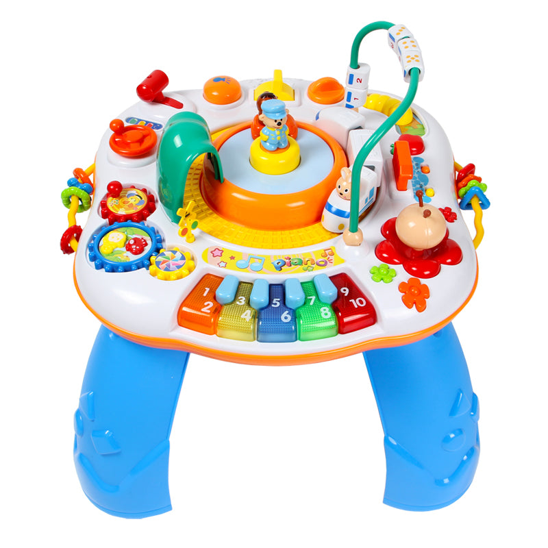 Baby Musical Activity Table with Educational Toys by HitMyNeed