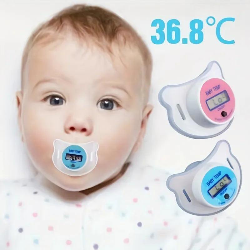 Baby Pacifier Digital Thermometer for Infants & Children by HitMyNeed
