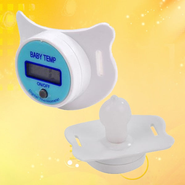 Baby Pacifier Thermometer for Newborns and Toddlers by HitMyNeed