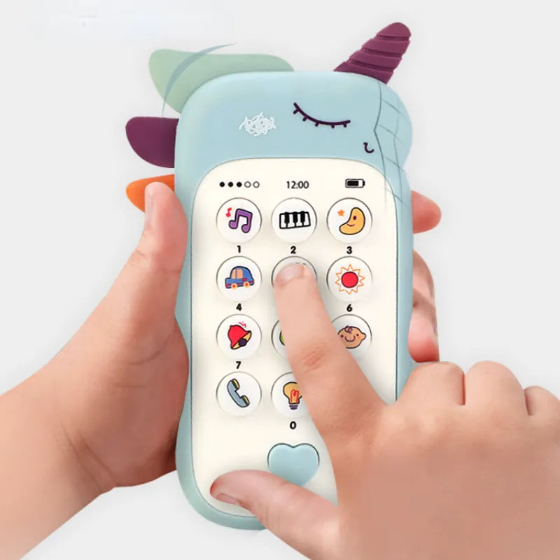 Baby Phone Toy with Music, Lights & Teether by HitMyNeed