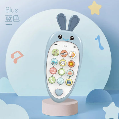 Baby Phone Toy with Music, Lights & Teether green by HitMyNeed
