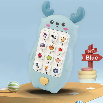 Baby Phone Toy with Music, Lights & Teether purple by HitMyNeed
