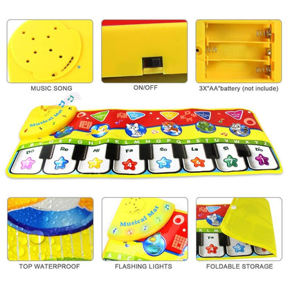 Baby Piano Mat Interactive Musical Play Mat by HitMyNeed