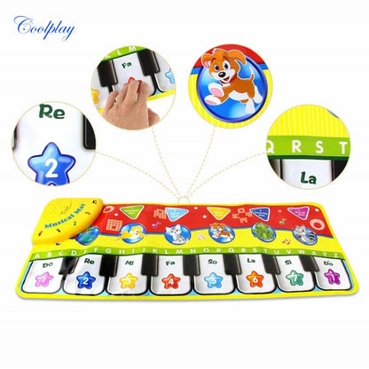 Baby Piano Mat Interactive Musical Play Mat by HitMyNeed