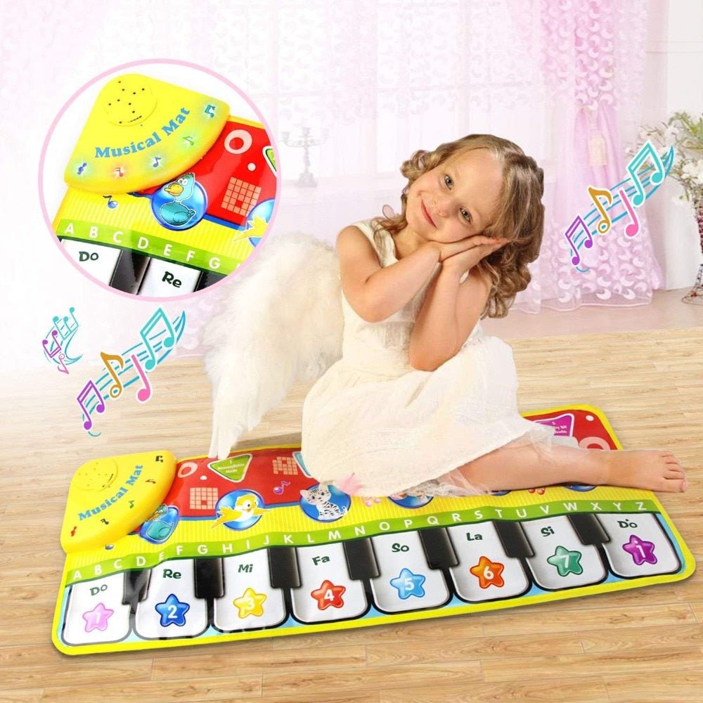 Baby Piano Mat Interactive Musical Play Mat by HitMyNeed
