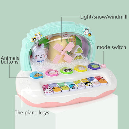 Baby Piano Toy with Lights and Animal Sounds by HitMyNeed